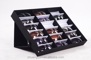 Phổ biến 18 Khe cắm đọc kính mặt trời Kính mát kính mắt lưu trữ hiển thị đứng lưu trữ hiển thị trường hợp hộp - Product Image 3