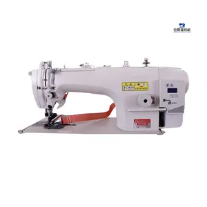 Supplier Custom Clothes Hemming Machine High Speed Direct Drive Lockstitch 7770-QB Industrial Sewing Machine with Side Cutter