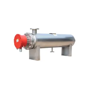 Electric Induction Liquid Heater Stainless Steel Material Pipeline Heater