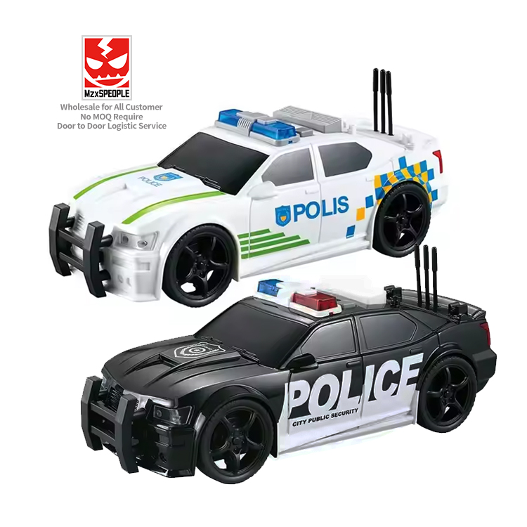 ColorBaby Speed & Go Coche De Policía 4x4 Con Luces Y Sirenas – Escala 1:16, Sistema De Fricción, Puertas Que Se Abren, +3 Años
