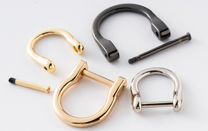 Hebillas en Forma de <span class=keywords><strong>U</strong></span> de Aleación de Zinc con Anillas en D y Grillete de Tornillo para Llavero de Coche, Correa de Bolso - Product Image 3