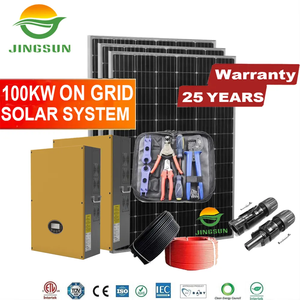 Système d'énergie solaire sur réseau, système solaire personnalisé de 100 kW, type commercial, système d'énergie solaire industriel pour ferme - Product Image 3