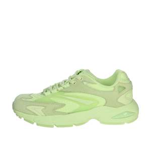 D.A.T.E. Zapatillas Donna W401-SN-CO-GR Verde, Zapatos de Estilo Deportivo con Tacón Alto - Product Image 1