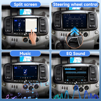 Autoradio Podofo 10'' 4+64Go pour Renault Trafic Opel Vivaro Nissan Primastar CarPlay/Android Auto Sans Fil Touches Piano GPS Wi-Fi