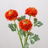 Fleur artificielle de lotus hydratante au toucher doux, pivoine haut de gamme, décoration de banquet à domicile, bouquet d'exposition, vente en gros transfrontalière