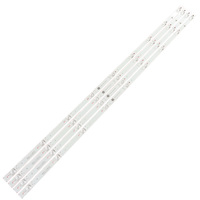 Bande lumineuse LED pour téléviseur LCD XS-2461 JL.D50091330-202AS-M-V01 pour Sharp XLED-50Z4808A/50MY4200A/50SU480A/50HZ106W/50SU483A