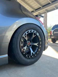 Jantes Beadlock ForgeX Nismo V1 noires de performance, jantes forgées sur mesure 17x10 17x10.5 pour Drag Nissan 370Z GT-R <span class=keywords><strong>R32</strong></span> R34 S14 <span class=keywords><strong>BMW</strong></span> - Product Image 1