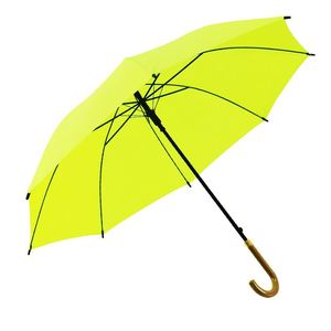 Business Luminous Curved Fluorescent Rain Shine Logo Printed Advertising <b>Gift</b> Straight Handle Promotional Umbrella - Product Image 5