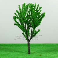Modèle d'arbre en latex vert sauge de 1,5 mm, léger, design postmoderne, pour maquette de maison préfabriquée en acier