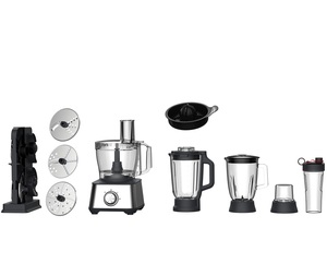 Bộ xử lý thực phẩm bao gồm các phụ kiện đa chức năng xử lý thực phẩm thép không gỉ loại đa chức năng cốc lớn điện máy xay sinh tố - Product Image 4