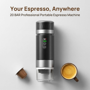 Cafetera Espresso Portátil de 20 Bares, Mini Cafetera con Batería Extraíble, Pantalla LED, Cafetera de Cápsulas para Viaje - Product Image 6