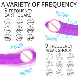 Consoladores para Mujer, Máquina Sexual Eléctrica de Doble Extremo, Vibradores Automáticos con Dildo de Pene Largo Artificial para Lesbianas - Product Image 3