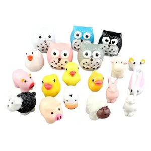 Hot Popular Cartoon 3D Resin Animal Resin Pendant Resin Charms For Decoration