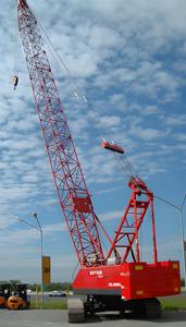 Grue sur chenilles QUY80A de 80 tonnes de haute qualité, machine de levage à châssis robuste - Product Image 2