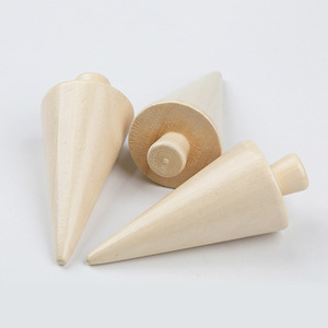 Natural Wood <b>Miniature</b> <b>Christmas</b> <b>Tree</b> 100*42MM Unfinished DIY Home Decoration Ornament - Product Image 2
