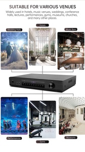 Amply âm thanh hi-fi đa kênh PA-6600 6 vùng 12 kênh mới năm <span class=keywords><strong>2025</strong></span> dành cho gia đình - Product Image 5