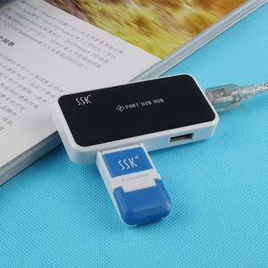 Ssk 4 Port <b>Usb</b> <b>Hub</b> Shu008 <b>Usb</b> 2.0 Plastic For Computer Expansion - Product Image 2