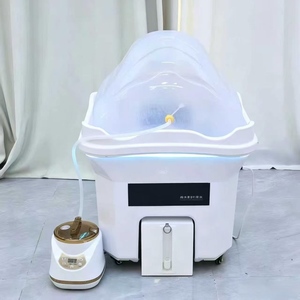 Bac de lavage capillaire mobile avec réservoir d'eau et réservoir d'eaux usées intégrés, appareil de shampoing portable sans fil, aucun raccordement à l'eau nécessaire - Product Image 4