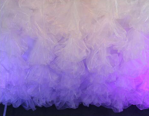 <span class=keywords><strong>Mariage</strong></span> chaud nuage forme blanc plafond rideaux décoration <span class=keywords><strong>mariage</strong></span> pure mousseline de soie tissu draperie suspendus décorations - Product Image 6