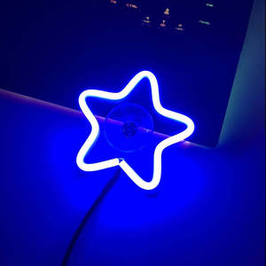 USB Premium LED Sign Light up Window Newest Neon <span class=keywords><strong>Glow</strong></span> Stars Car Accessory Ventes directes d'usine 12V Voltage - Product Image 3