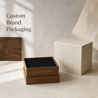 Boîte cadeau en papier bicolore avec logo personnalisé en relief, emballage luxueux à plusieurs couches avec rembourrage en EVA pour bijoux, montres et cadeaux