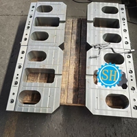 Services d'assemblage de pièces usinées CNC pour plaques d'extrémité de rouleaux en acier sur mesure Sanhui
