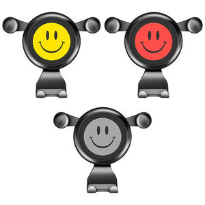 Soporte para teléfono de coche, clip de ventilación de aire, soporte de gravedad universal para navegación dentro del vehículo, material ABS R-054 - Product Image 3