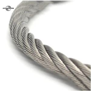 <span class=keywords><strong>ลวด</strong></span><span class=keywords><strong>สลิง</strong></span>เหล็กชุบสังกะสี 7x19 แบบยืดหยุ่น สำหรับยกของ ติดตั้งอุปกรณ์ และสายเคเบิลอากาศยาน - Product Image 5