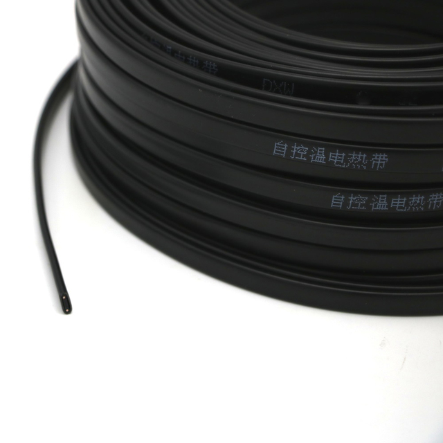 MINCO 24V 25W Heat Trace System Self-Regulating Warm Wire Heating Cable for Pipes Copper Conductor PE Insulation Insulated Type