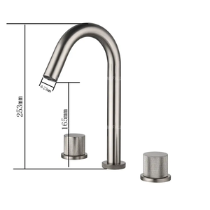 Оптовая продажа, набор кранов для ванны с тремя отверстиями, 3 шт. - Product Image 3