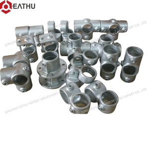 मैल्लेबल आयरन पाइप क्लैंप उच्च शक्ति एल्यूमीनियम फ्रेम कनेक्टर - Product Image 3