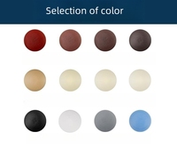 Phillips Drive décoratif en plastique Pvc noir blanc couvercle à vis vis à tête ronde autocollants couvercle en plastique