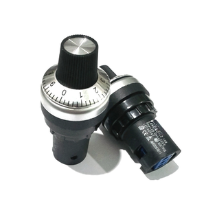 Potenciômetro Rotativo de Alta Precisão de Uma Volta 22mm Frequência Ajustável 1K 5K 10K 100K 200K 500K Reostatos - Product Image 1