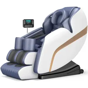 4D电动躺椅沙发椅按摩器廉价翡翠滚轮零重力拉伸全身按摩椅带蓝牙