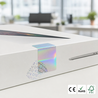 Échantillon gratuit Étiquette holographique 3D en nid d'abeille Étiquettes d'emballage de sécurité étanches de haute qualité Marque haut de gamme