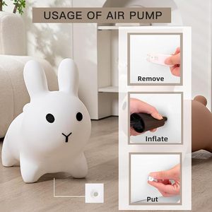 Đáng Yêu <span class=keywords><strong>Inflatable</strong></span> Thư Bị Trả Lại Mini-Thỏ Phễu Cho Trẻ Mới Biết Đi Động Vật Bouncy Nhảy Đồ Chơi Cho Trẻ Em - Product Image 6