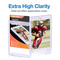 Porte-cartes magnétique One Touch avec logo personnalisé, 35 PT, protection UV à 100%, Snap Tite, pour cartes Pokémon, sport, injection, protection