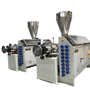 Plastic Sheet Extrusion Machine Pvc Conical Twin Screw Profile Extruder Machine