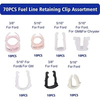 Clip de fixation en plastique HE219 pour conduite de carburant automobile, attache de faisceau de câbles, kit de fixation de tuyau de carburant pour véhicules Ford