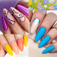 Vernis Gel Fluorescent Néon en Gros, Flacon 15ml, Soak Off UV LED, Couleurs Vives Estivales, Fournitures pour Ongles