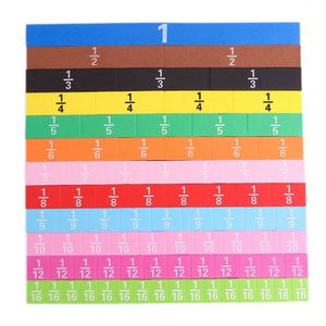 Material Didáctico <span class=keywords><strong>de</strong></span> Matemáticas, Manipulativos Educativos, Equivalencia, Grado <span class=keywords><strong>4</strong></span>, Fichas Magnéticas <span class=keywords><strong>de</strong></span> Fracciones para Niños - Product Image 1