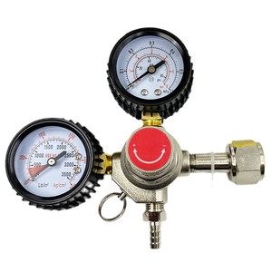 วาล์วลดแรงดันแบบสองทาง KLFU Carlow ขนาด 1/4 นิ้ว พร้อมตัวควบคุม CO2 และฝาครอบป้องกัน - Product Image 4