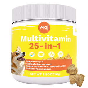 OEM11 en 1 Friandises à Mâcher pour Chiens avec <span class=keywords><strong>Glucosamine</strong></span> Chondroïtine Soutien Articulaire Hanches Santé Immunitaire Vitamines Multivitamines Compléments Alimentaires - Product Image 1