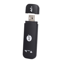 Routeur sans fil USB 4G LTE débloqué QLINK avec modem point d'accès Wi-Fi, emplacement pour carte SIM interne, téléchargement 150 Mbps / téléchargement 50 Mbps