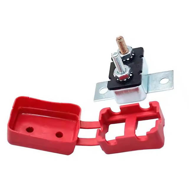 12V 10-50A PA66 Material Dual Battery Overload Thermal Protector Automatic Reset Circuit Breaker