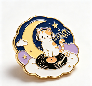 Custom Cat Enamel Lapel <b>Pin</b> Metal Brooch Zinc Alloy <b>Badge</b> Electroplated Fashion Gift - Product Image 2