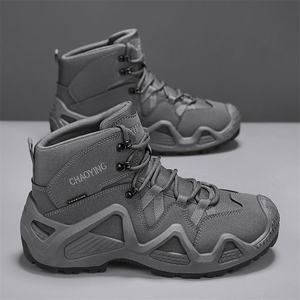 Stivali Tattici Alti da <span class=keywords><strong>Uomo</strong></span> Nuove Scarpe Sportive per Allenamento nel Deserto Traspiranti e Resistenti all'Usura per Escursionismo Autunnale - Product Image 5