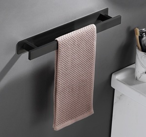 Self-Adhesive Wall Mounted Bathroom Stainless Steel Towel Rack Holder - Product Image 3