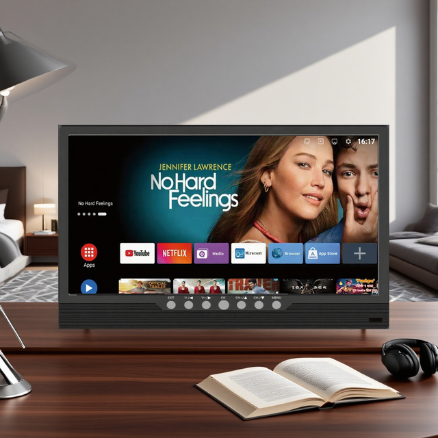 Android Smart Portable TV 14" 15.6" 17.3" 20" HD Screen - USB Media Player Mini Television