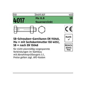 BUFAB Tornillo hexagonal ISO 4017 VG x100mm - Product Image 1